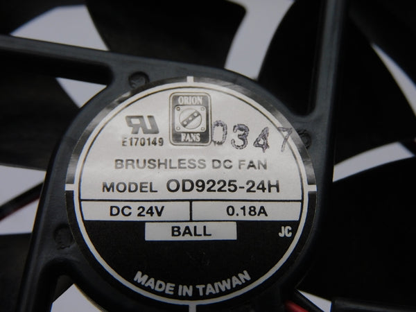 ORION FANS OD9225-24H 24VDC 0.18A UNMP