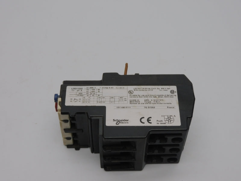 TELEMECANIQUE LRD1522 690V 17-25A UNMP