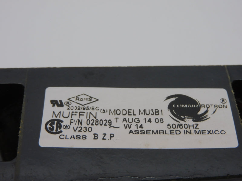 COMAIR ROTRON MU3B1 028029 230V NSMP