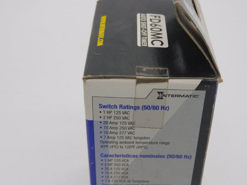 INTERMATIC FD60MC 250VAC 20A 60MIN NSFS