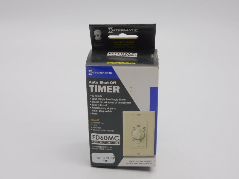 INTERMATIC FD60MC 250VAC 20A 60MIN NSFS