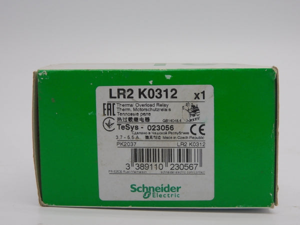 SCHNEIDER ELECTRIC LR2K0312 690V 3.7-5.5A NSMP