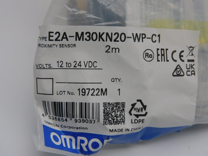 OMRON E2A-M30KN20-WP-C1 12-24VDC 2M NSMP