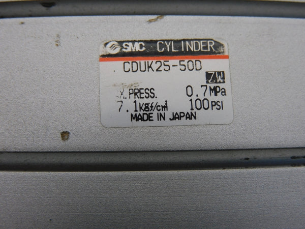 SMC CDUK25-50D 100PSI UNMP