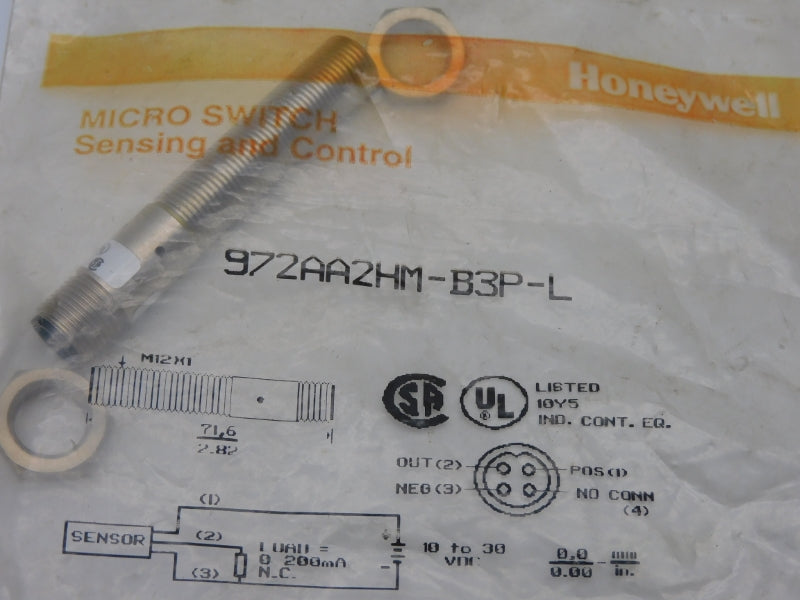 HONEYWELL 972AA2HM-B3P-L 10-30VDC NSMP