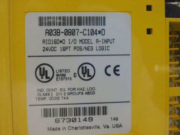 FANUC A03B-0807-C104#D 24VDC NSMP