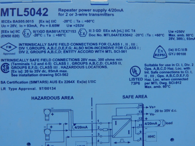 MTL MTL5042 253V UNMP