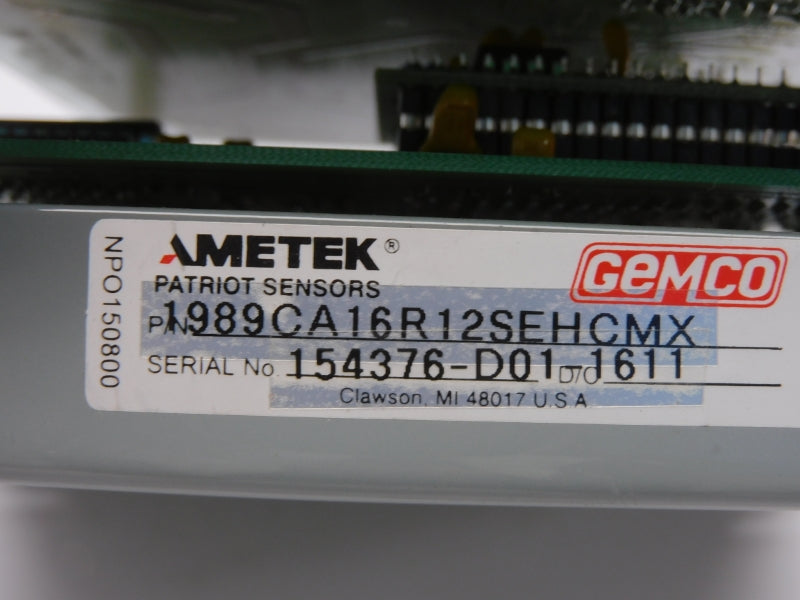 GEMCO 1989CA16R12SEHCMX UNMP