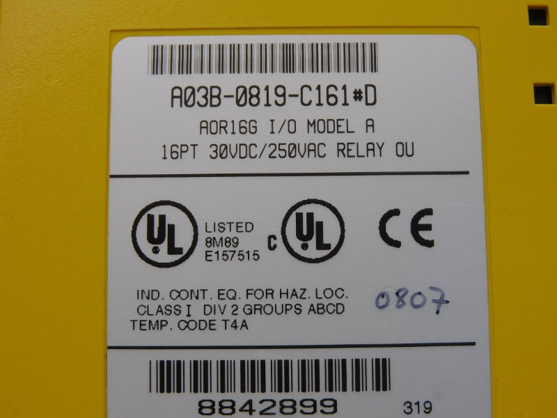 FANUC A03B-0819-C161#D 250VAC (NO TERMINAL) UNMP