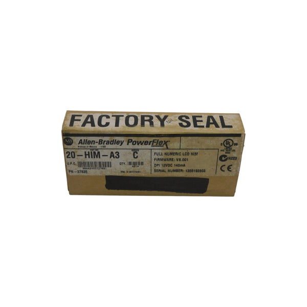 ALLEN BRADLEY 20-HIM-A3 SER. C F/W 6.001 12VDC DATE: 2011 NSFS