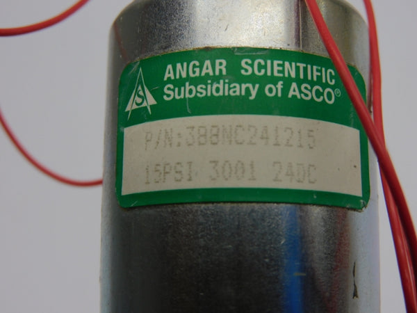 ANGAR SCIENTIFIC 388NC241215 24VDC 15PSI UNMP