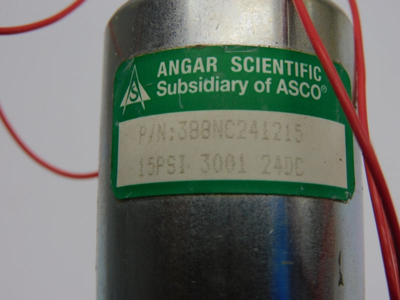 ANGAR SCIENTIFIC 388NC241215 24VDC 15PSI UNMP