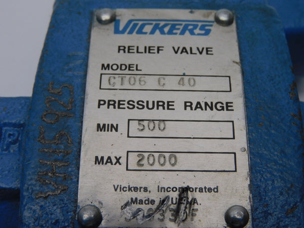 VICKERS CT06C40 2000PSI UNMP