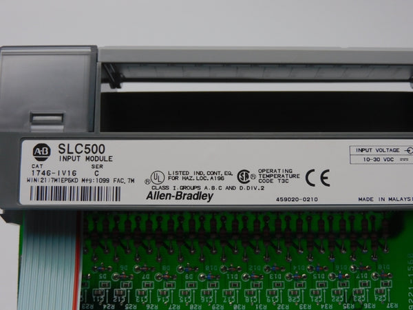 ALLEN BRADLEY 1746-IV16 SER. C 10-30VDC (NO TERMINAL) NSMP