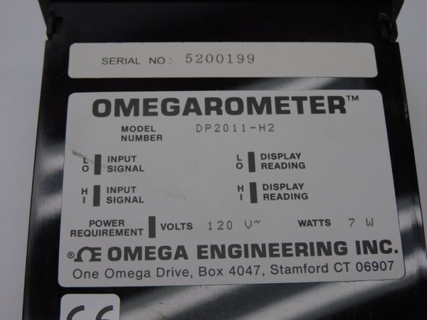 OMEGA DP2011-H2 120V NSMP