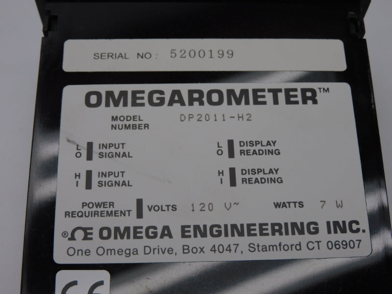 OMEGA DP2011-H2 120V NSMP