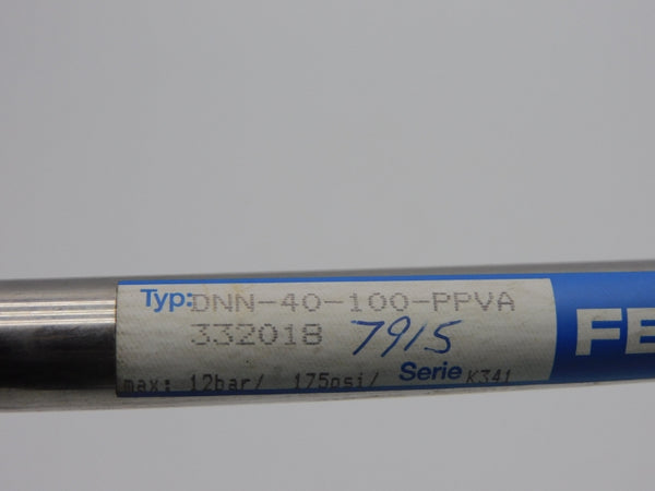 FESTO DNN-40-100-PPVA 332018 175PSI NSNP