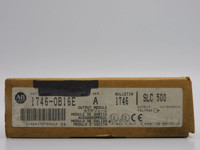 ALLEN BRADLEY 1746-OB16E SER. A 10-30VDC 8.0A NSMP