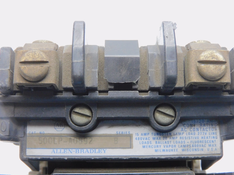 ALLEN BRADLEY 500LP-A0B92 SER. B 440/480V 15/20A UNMP