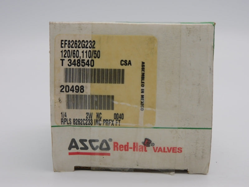 ASCO EF8262G232 110/120V 200-300PSI 1/4" NSMP