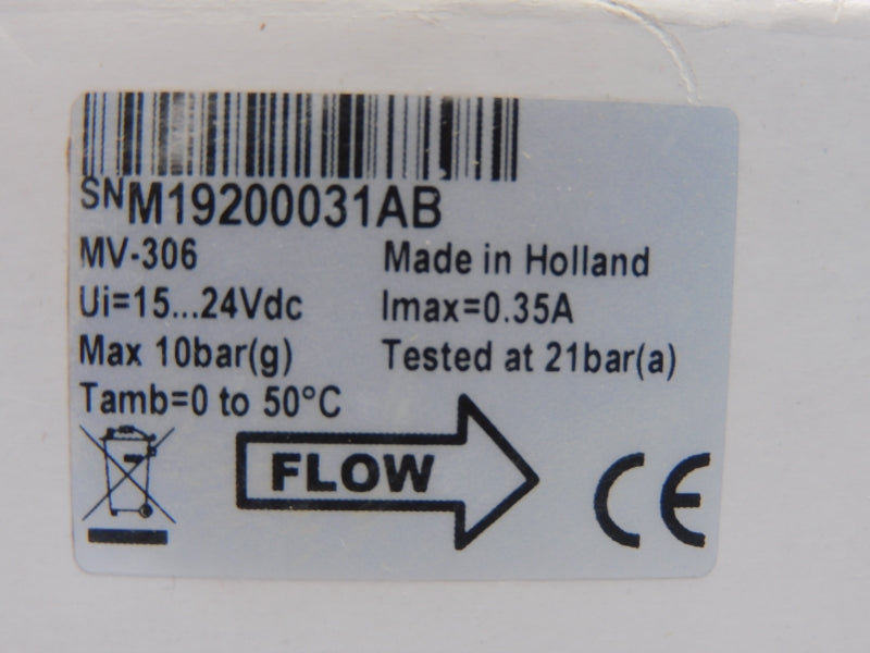 BRONKHORST MV-306 15-24VDC 0.35A NSMP