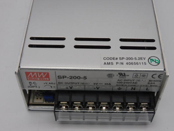 MEAN WELL SP-200-5 100-240VAC 3.5A NSMP