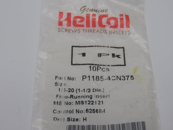 HELICOIL P1185-4CN375 (PKG OF 10) NSMP