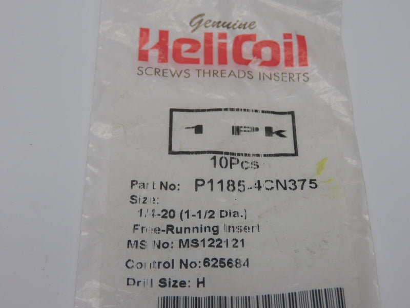 HELICOIL P1185-4CN375 (PKG OF 10) NSMP