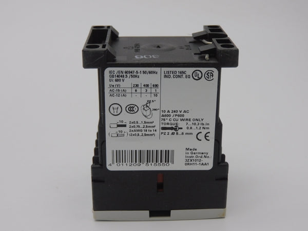 SIEMENS 3RH1140-1WB40 21-44V 6A NSMP