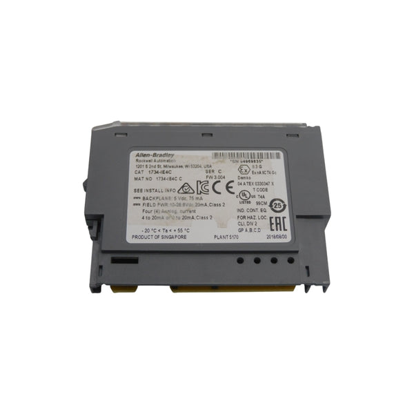 ALLEN BRADLEY 1734-IE4C SER. C F/W 3.004 10-28.8VDC NSNP