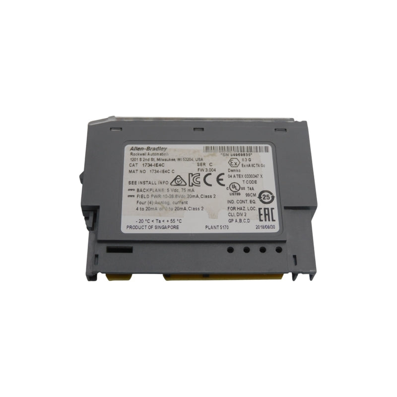 ALLEN BRADLEY 1734-IE4C SER. C F/W 3.004 10-28.8VDC NSNP