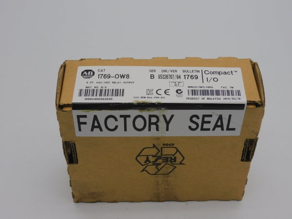 ALLEN BRADLEY 1769-OW8 SER. B F/W 3.1 VER. 04 DATE: 2014 NSFS