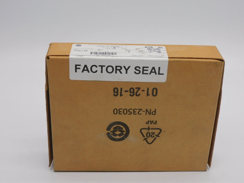 ALLEN BRADLEY 1756-LSP SER. B F/W 1.10 DATE: 2016 NSFS