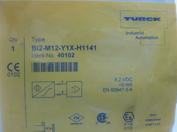 TURCK BI2-M12-Y1X-H1141 40102 8.2VDC NSMP