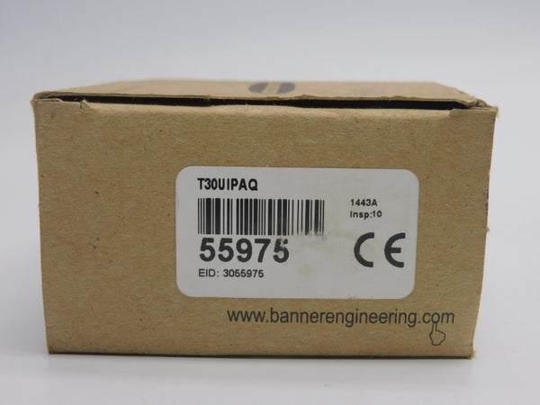 BANNER ENGINEERING T30UIPAQ 55975 12-24VDC NSMP