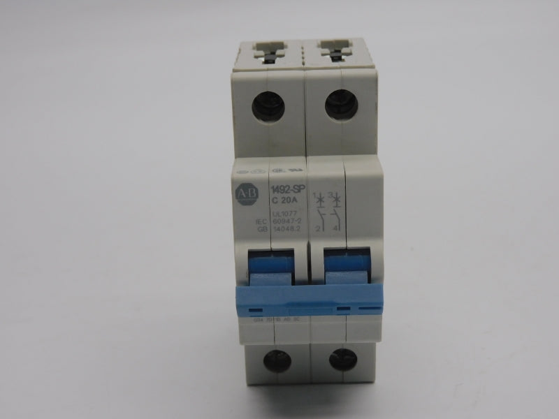 ALLEN BRADLEY 1492-SPM2C200 SER. D 277VAC 20A NSMP