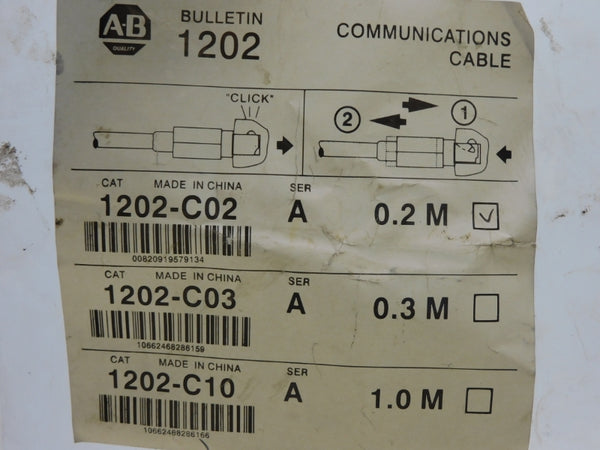 ALLEN BRADLEY 1202-C02 SER. A 0.2M NSMP