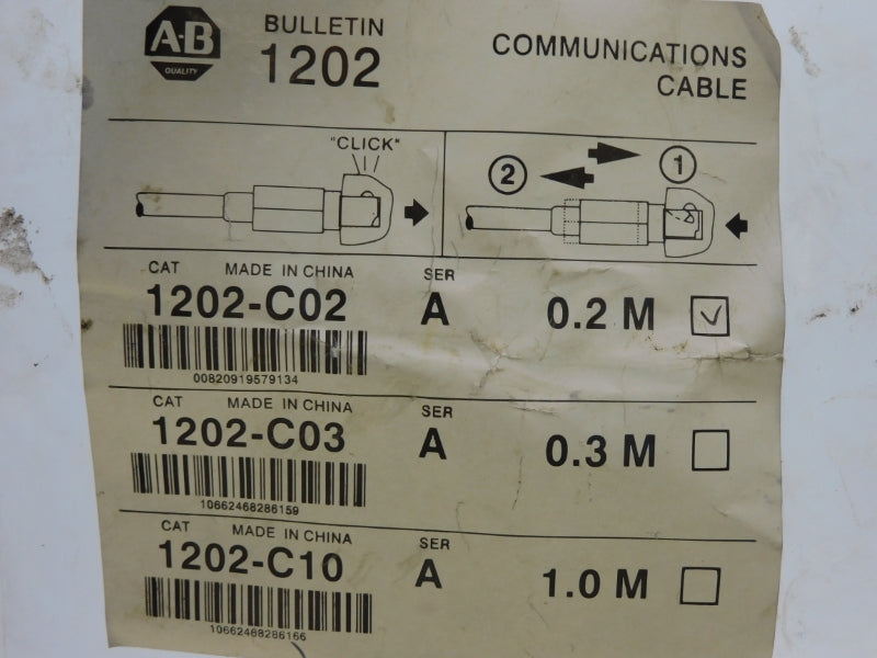 ALLEN BRADLEY 1202-C02 SER. A 0.2M NSMP