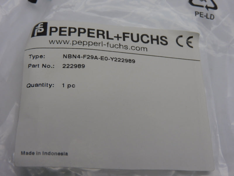 PEPPERL+FUCHS NBN4-F29A-E0-Y 222989 NSMP