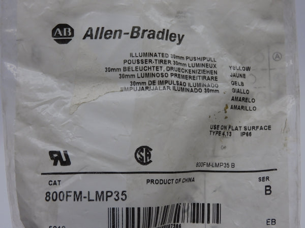 ALLEN BRADLEY 800FM-LMP35 SER. B NSMP