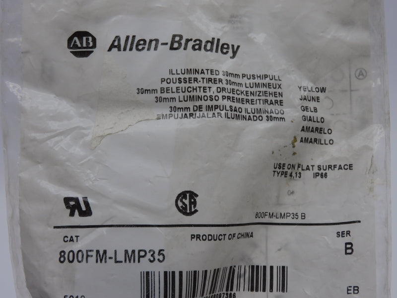 ALLEN BRADLEY 800FM-LMP35 SER. B NSMP