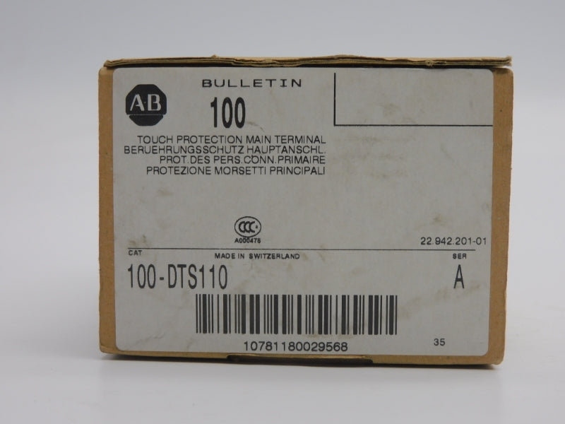 ALLEN BRADLEY 100-DTS110 SER. C (BR/WH) NSMP