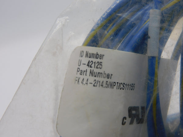 TURCK FK4.4-2/14.5/NPT/CS11155 U-42125 250V 4A NSMP