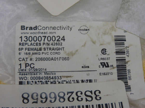 DANIEL WOODHEAD 1300070024 42602 600V 8A NSMP