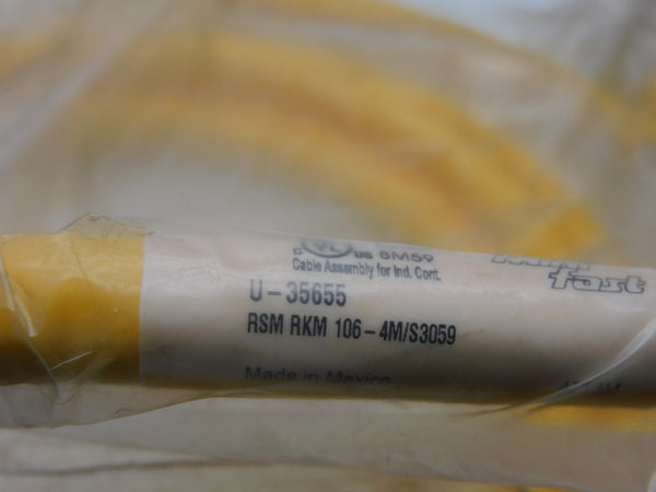 TURCK RSMRKM106-4M/S3059 U-35655 600V 7A NSMP