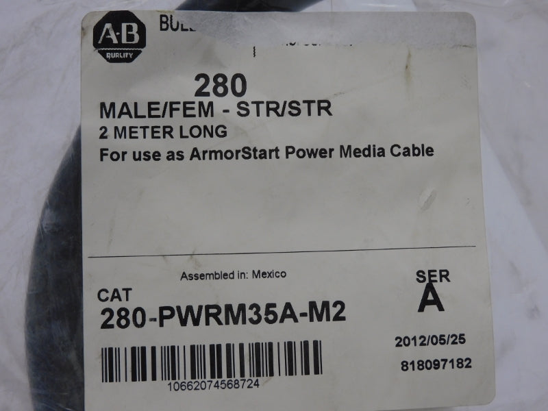 ALLEN BRADLEY 280-PWRM35A-M2 SER. A 600VAC 25A NSMP