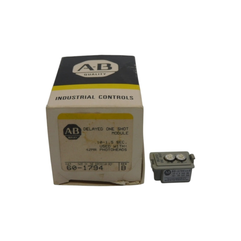 ALLEN BRADLEY 60-1794 SER. B .10-1.5S (BK/YL) NSMP