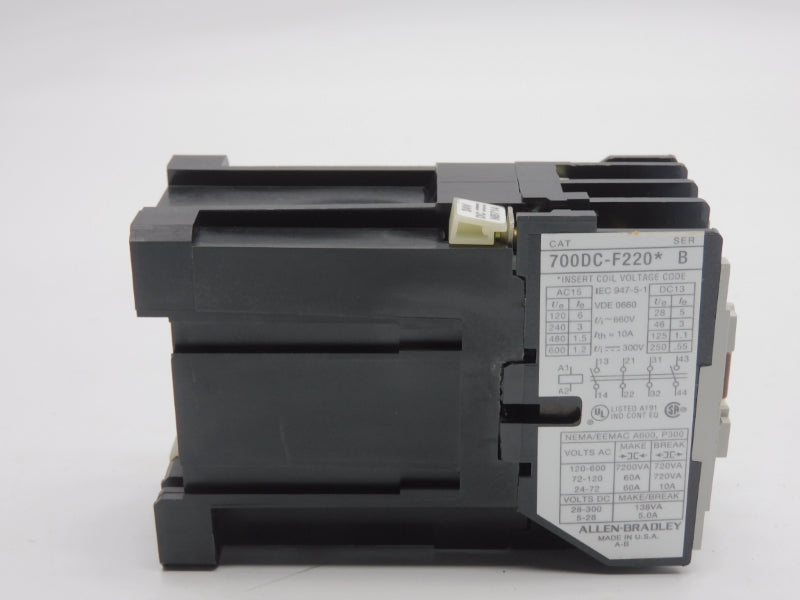 ALLEN BRADLEY 700DC-F220Z24 SER. B 24VDC 10A (BR/WH) NSMP