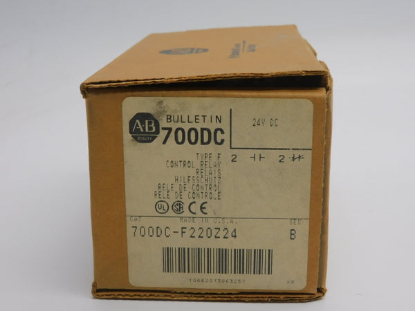 ALLEN BRADLEY 700DC-F220Z24 SER. B 24VDC 10A (BR/WH) NSMP