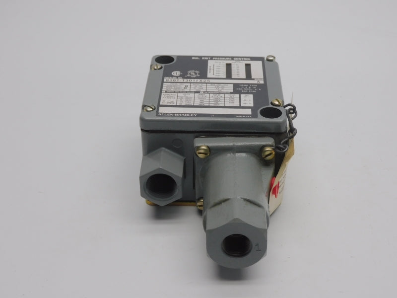 ALLEN BRADLEY 836T-T301JX25 SER. A 120-600VAC 60A 35-135PSI (BR/YL) NSMP